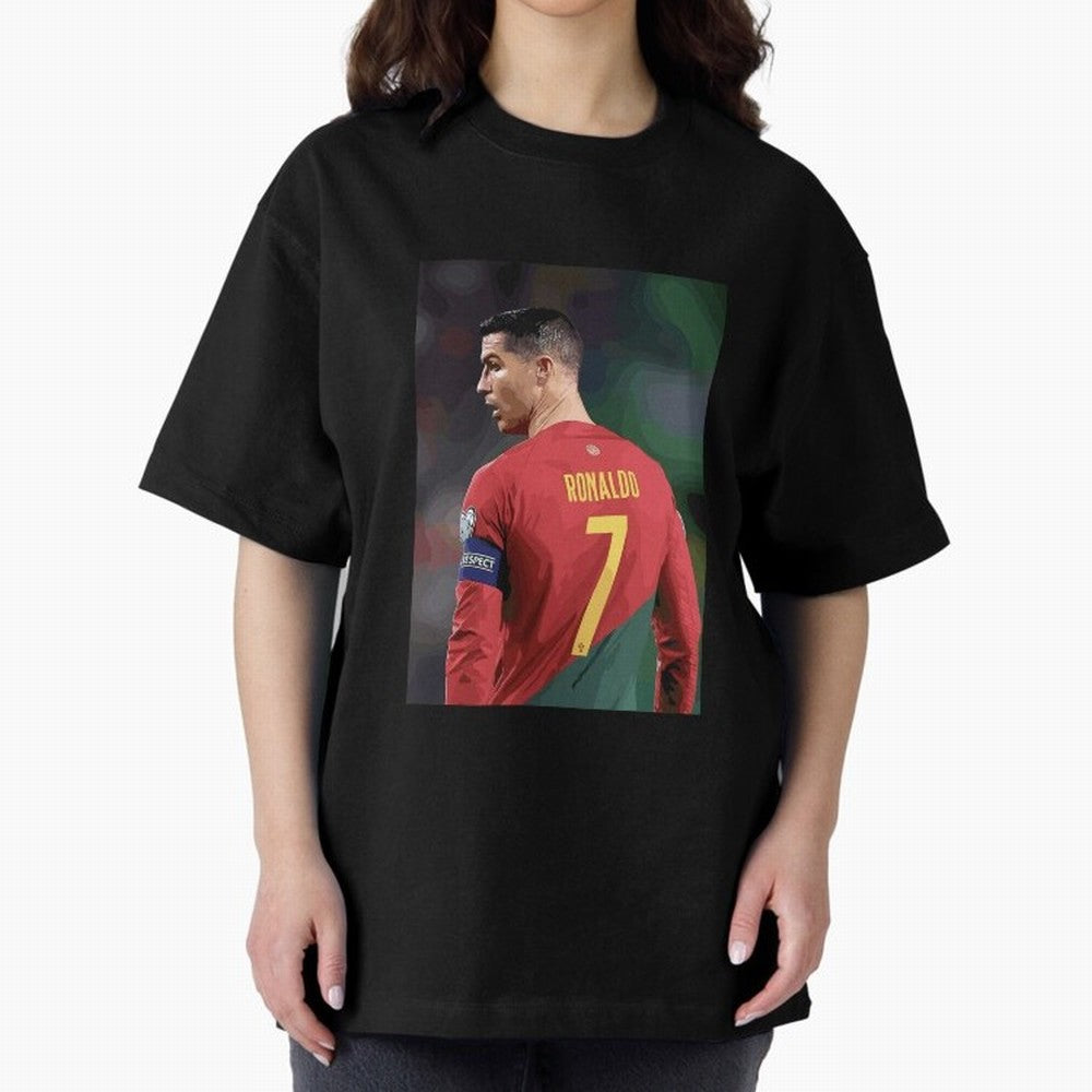 Cristiano Ronaldo Oversized T-Shirt Bring a Champion Mindset to the FIFA World Cup 2026 Journey through Neymar, Haaland and Cristiano Ronaldo Highlights, England and Germany Pride, Football Passion, Legendary Performances, Festival Vibes and