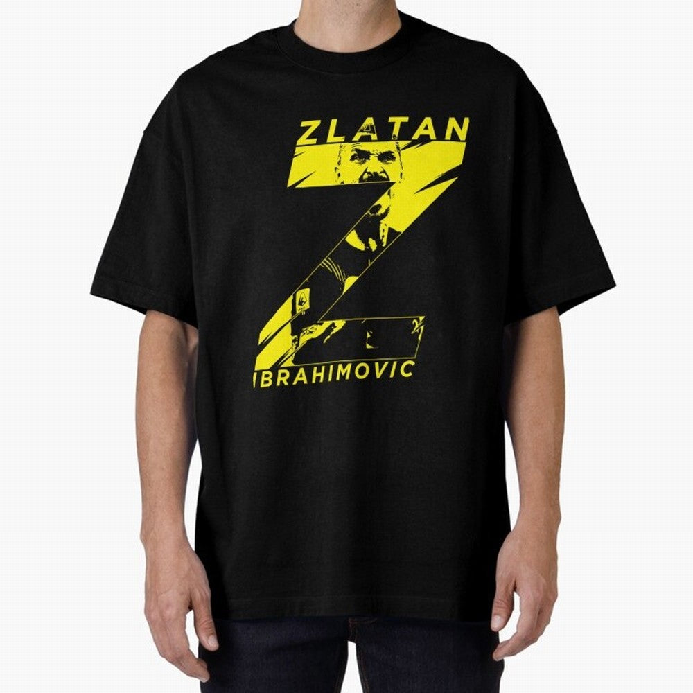 Zlatan Ibrahimovic Swedish God Gjq588 Oversized T-Shirt Make Your Look Match FIFA World Cup 2026 Group Stage Inspired by Mbappe and Neymar, Argentina and Brazil Energy, Soccer Culture, Superstar Moments, National Team Dreams and Competitive Fire;