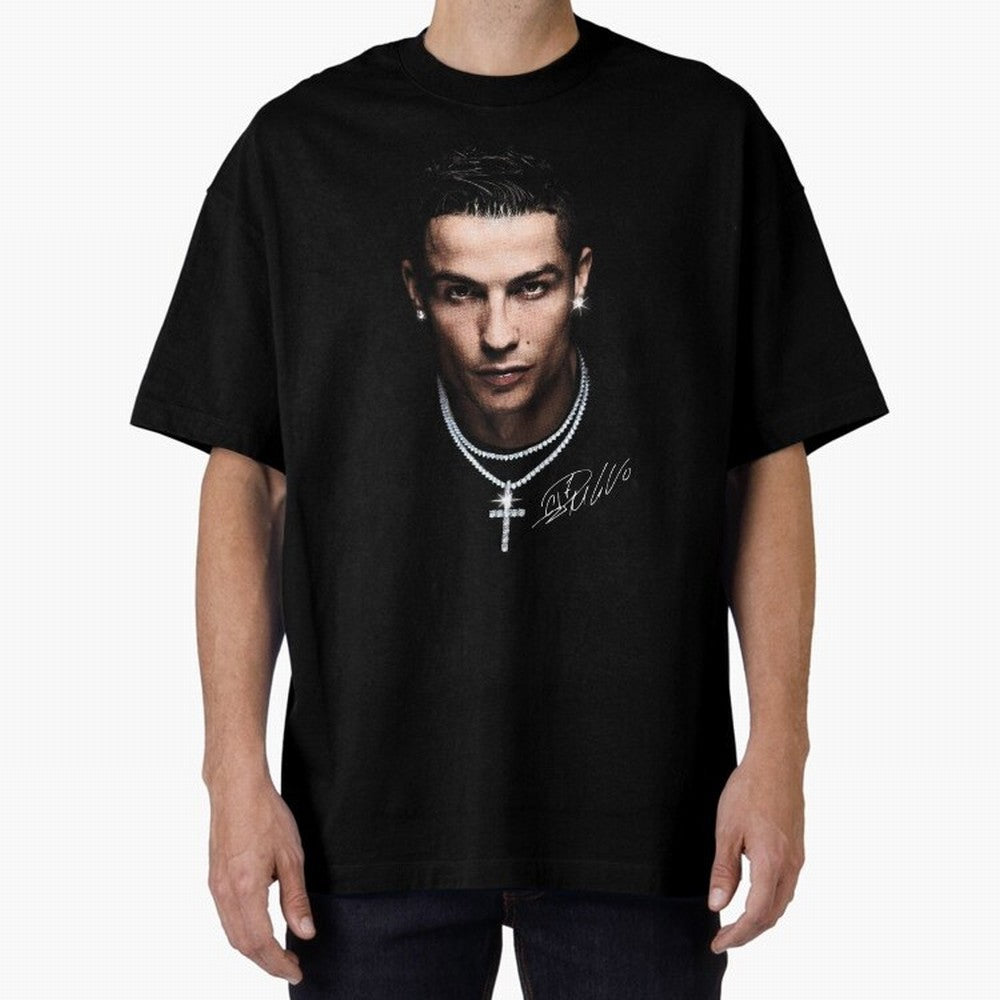 CR7 - Streetwear Clothing | Oversized T-Shirt Stand Proud for Match Day Hype around FIFA World Cup 2026, Messi and Cristiano Ronaldo, Portugal, Spain and Germany, Goal Celebration Energy, Supporter Heritage, Football Icons and Worldwide Tournament
