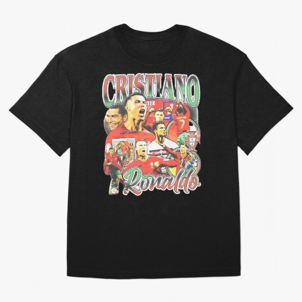 Cristiano Ronaldo Oversized T-Shirt Celebrate Global Passion for FIFA World Cup 2026 USA Canada Mexico Inspired by Mbappe and Neymar, France Energy, Supporter Pride, Iconic Celebrations, Legendary Names and Global Match Day Energy; Created for