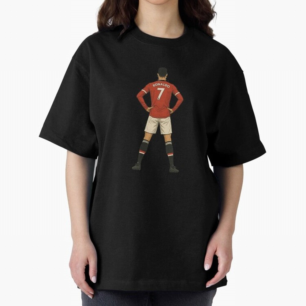 Ronaldo Oversized T-Shirt Stand Out with Spirit from Global Football Passion for FIFA World Cup 2026 Group Stage, Connected to Neymar, France and Portugal, Match Day Excitement, Supporter Culture, Golden Goals and Global Football Passion; Ideal for