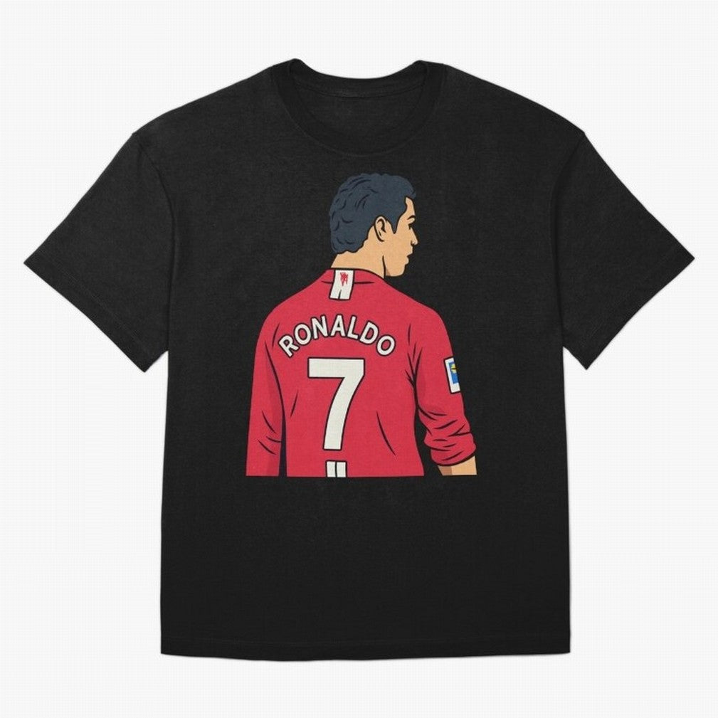 Cristiano Ronaldo Oversized T-Shirt Join FIFA World Cup 2026 USA Canada Mexico for Fans of Neymar and France and Portugal, Bringing Stadium Chants, National Pride, Trophy Dreams and Unforgettable Football Memories; Perfect for Supporters Who Want