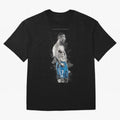 Abstract Football Player Celebration Artwork For Men And Gift For Soccer Fans Oversized T-Shirt Bring Trophy Dreams to Global Football Passion for FIFA World Cup 2026 Group Stage, Connected to Cristiano Ronaldo, Haaland and CR7, England, France and