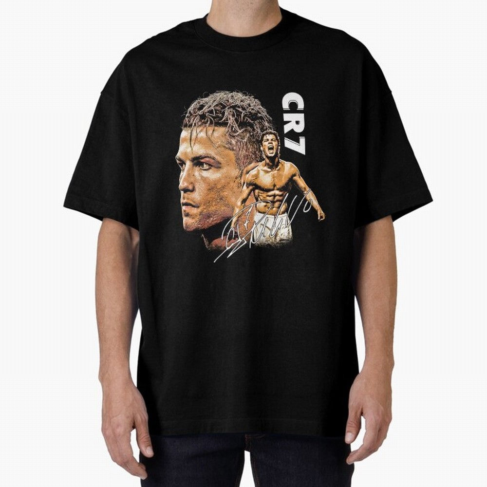 Retro Football Legend Poster Illustration For Men And Gift For Soccer Fans Oversized T-Shirt Experience the Global Stage of FIFA World Cup 2026 USA Canada Mexico Spirit, Filled with Spain and Netherlands, Messi and Cristiano Ronaldo, Supporter