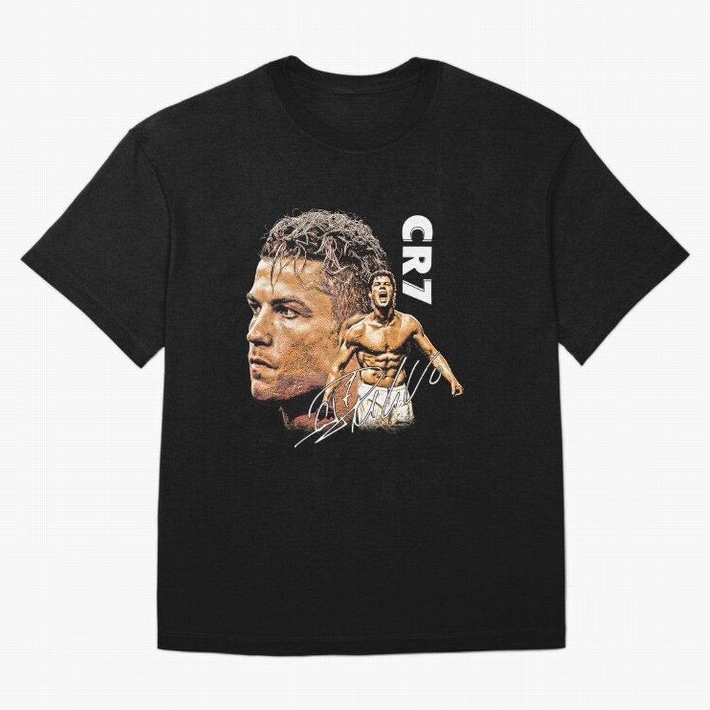 Retro Football Legend Poster Illustration For Men And Gift For Soccer Fans Oversized T-Shirt Experience the Global Stage of FIFA World Cup 2026 USA Canada Mexico Spirit, Filled with Spain and Netherlands, Messi and Cristiano Ronaldo, Supporter
