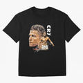 Retro Football Legend Poster Illustration For Men And Gift For Soccer Fans Oversized T-Shirt Experience the Global Stage of FIFA World Cup 2026 USA Canada Mexico Spirit, Filled with Spain and Netherlands, Messi and Cristiano Ronaldo, Supporter