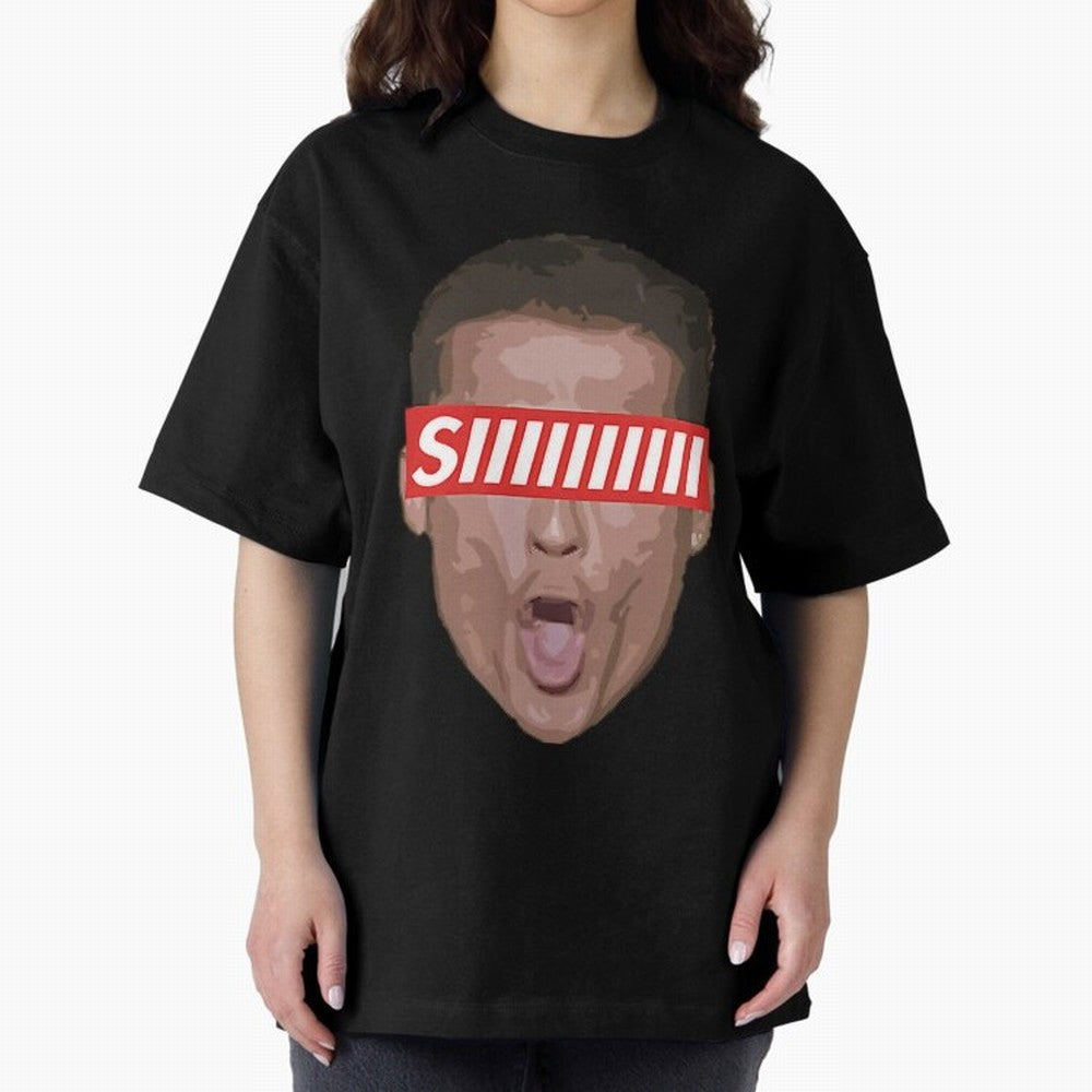 Funny Soccer Player Celebration Shout Illustration For Men, Gift For Football Fans Oversized T-Shirt Join the Global Buzz around FIFA World Cup 2026 Group Stage Spirit, Featuring England and Germany, Mbappe and Neymar, Football History, Final Match
