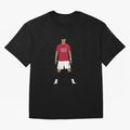Cristiano Ronaldo Iconic Stance Fan Art Oversized T-Shirt Back Your Heroes with FIFA World Cup 2026 Group Stage Featuring Neymar, Haaland and Cristiano Ronaldo, England Energy, Supporter Pride, Iconic Celebrations, Legendary Names and Global Match
