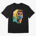 CR7 Pop Art Cristiano Ronaldo Design For Football Fans Gift For Soccer Lovers Oversized T-Shirt Bring World Football Passion into FIFA World Cup 2026 USA Canada Mexico for Fans of Neymar and Netherlands, Bringing Sports Nostalgia, International