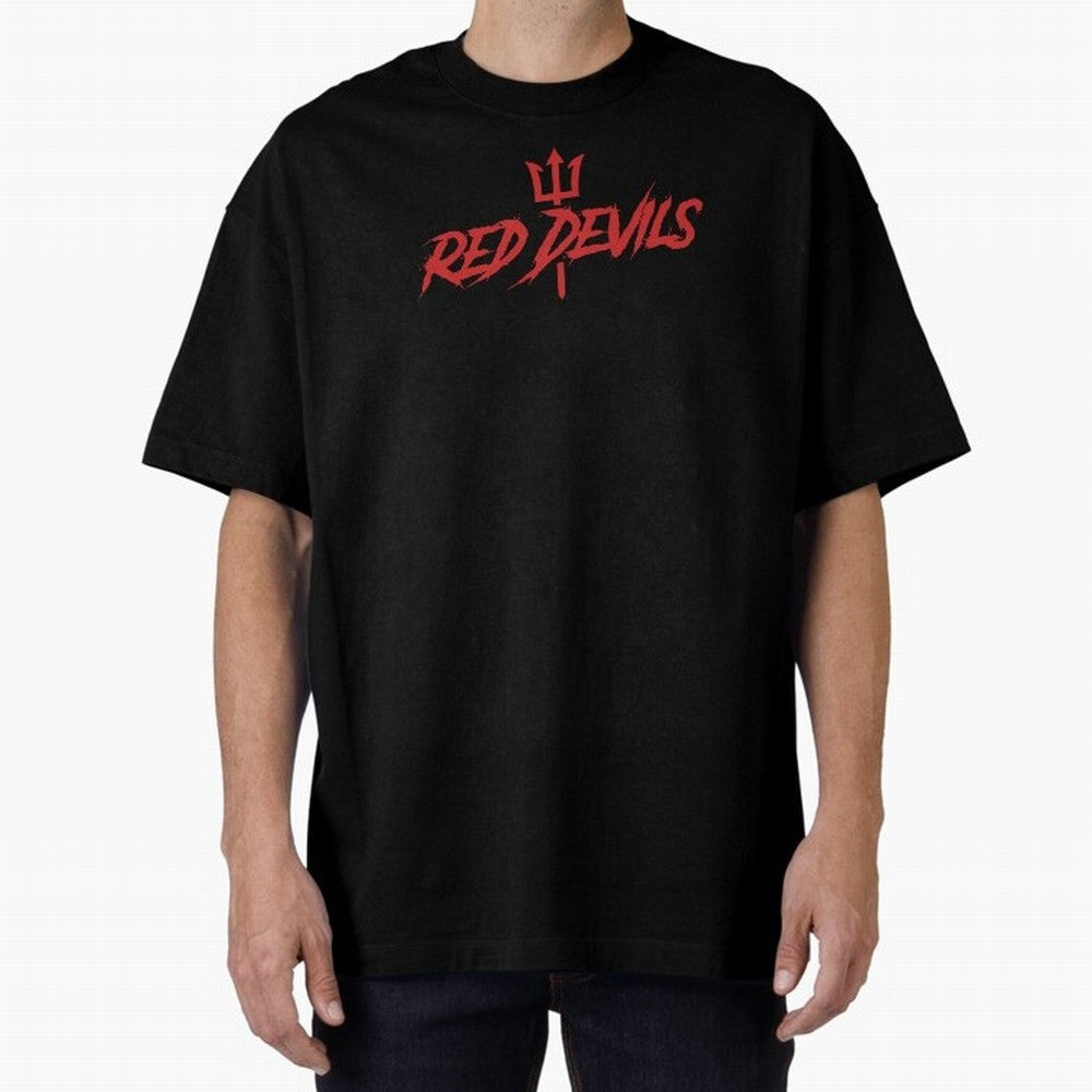 Red Devils Oversized T-Shirt Spotlight Match Day Hype around FIFA World Cup 2026 USA Canada Mexico, Cristiano Ronaldo, Haaland and CR7, Portugal, Spain and Germany, Game Day Rituals, Football Legends, Country Pride and the Road to the Final; Ideal