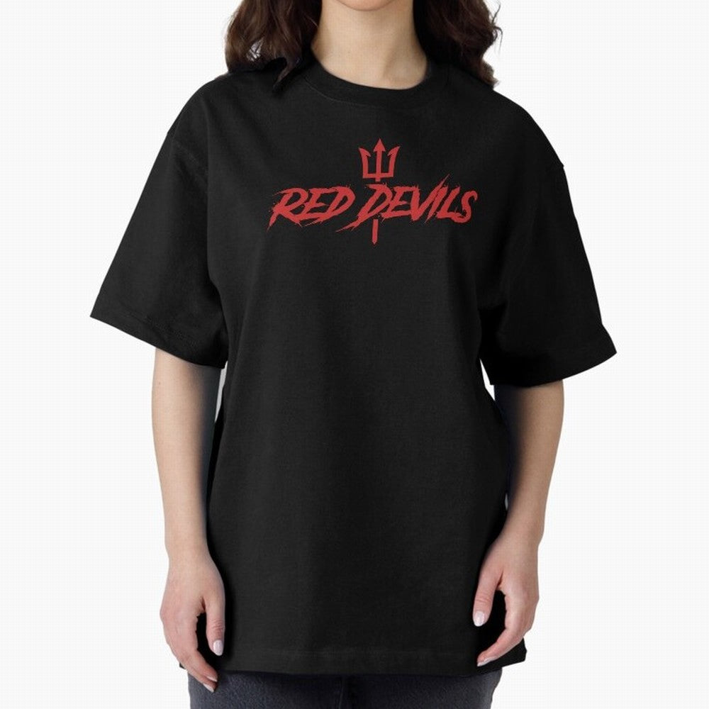 Red Devils Oversized T-Shirt Spotlight Match Day Hype around FIFA World Cup 2026 USA Canada Mexico, Cristiano Ronaldo, Haaland and CR7, Portugal, Spain and Germany, Game Day Rituals, Football Legends, Country Pride and the Road to the Final; Ideal