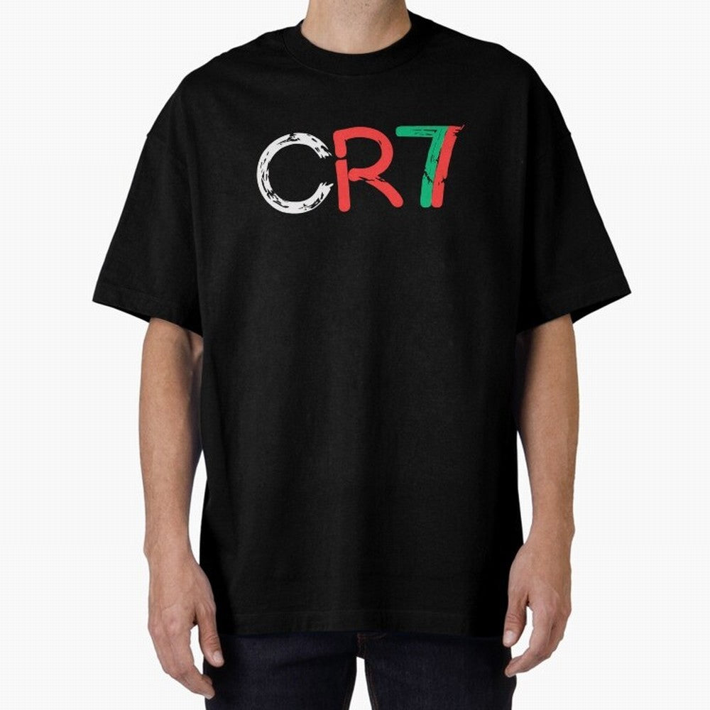 CR7 Portugal Colors Poster For Football Fans, Gift For Soccer Lovers Oversized T-Shirt Celebrate the FIFA World Cup 2026 Journey through Mbappe and Neymar Highlights, Brazil, Portugal and Argentina Pride, Match Day Excitement, Supporter Culture,