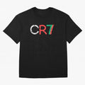 CR7 Portugal Colors Poster For Football Fans, Gift For Soccer Lovers Oversized T-Shirt Celebrate the FIFA World Cup 2026 Journey through Mbappe and Neymar Highlights, Brazil, Portugal and Argentina Pride, Match Day Excitement, Supporter Culture,
