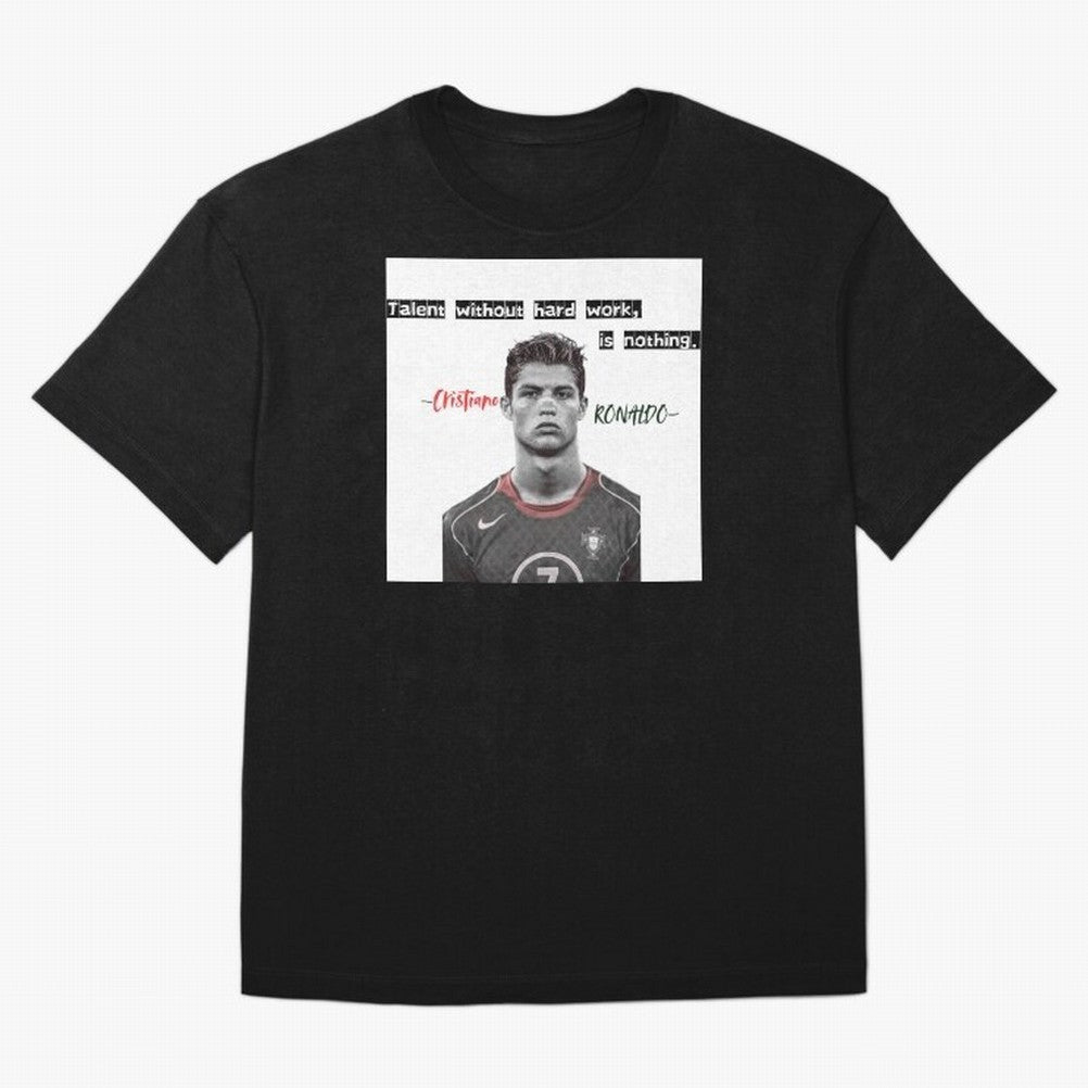 Cristiano Ronaldo - Dedication | NextLevel Motivation white Oversized T-Shirt Bring Match Day Fire to the FIFA World Cup 2026 Group Stage Journey through Mbappe and Neymar Highlights, Germany Pride, Global Supporter Spirit, Legendary Goals,