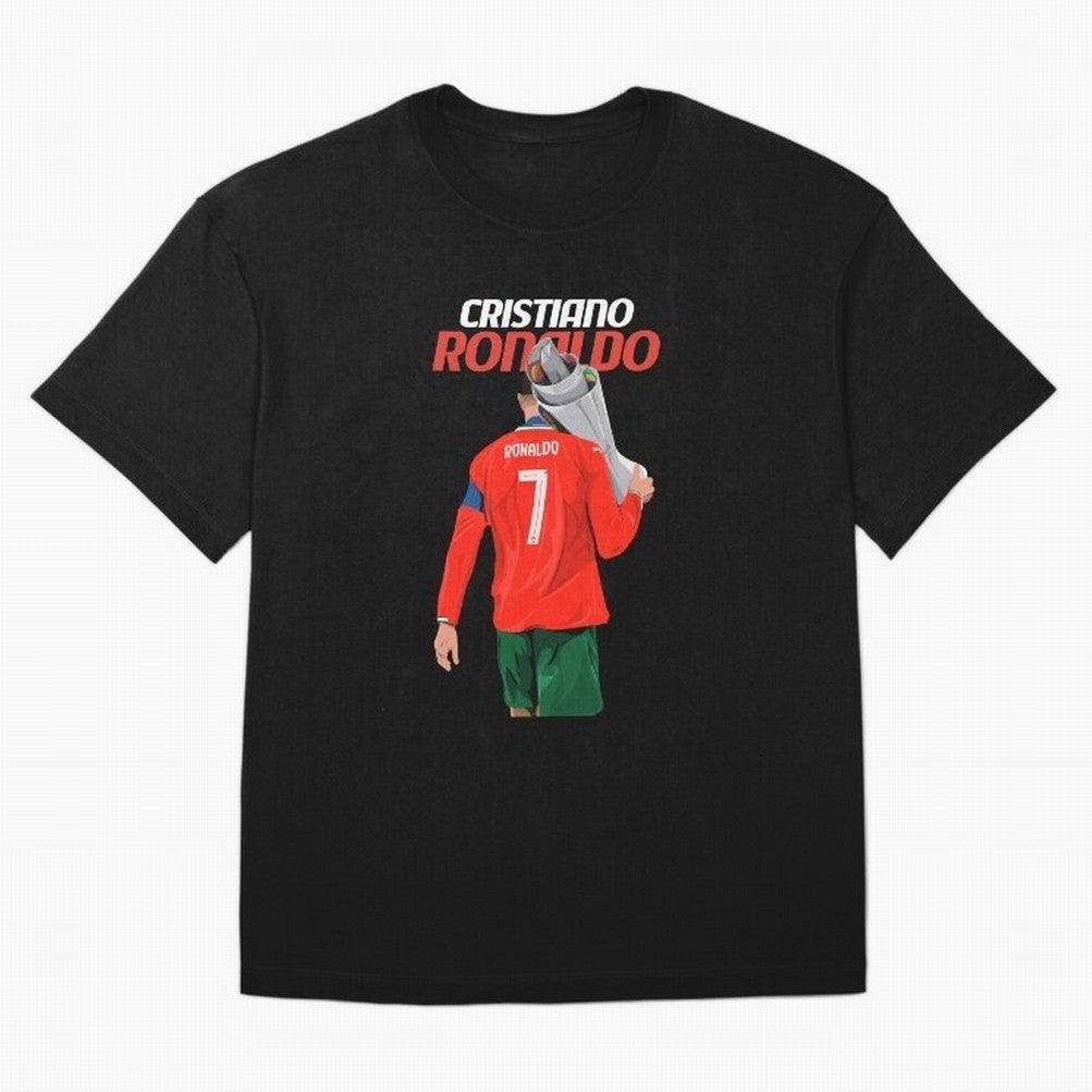 Cristiano Ronaldo Win Oversized T-Shirt Feel International Energy from Match Day Hype around FIFA World Cup 2026 Group Stage, Messi, CR7 and Mbappe, Spain and Netherlands, Supporter Pride, Iconic Celebrations, Legendary Names and Global Match Day