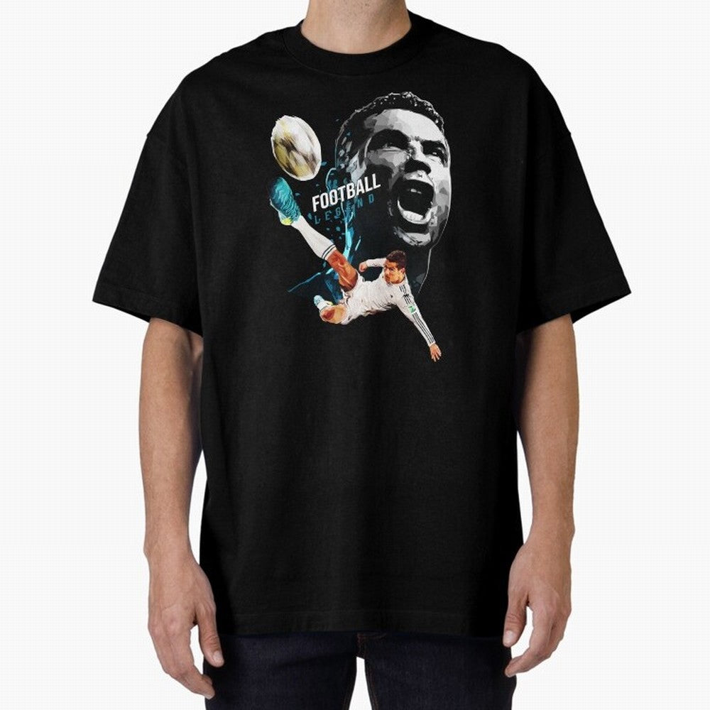 Cristiano Ronaldo Oversized T-Shirt Bring a Champion Mindset to the FIFA World Cup 2026 Group Stage Journey through CR7 Highlights, Portugal Pride, Football History, Final Match Energy, Crowd Noise and Once in a Lifetime Moments; Ideal for Football
