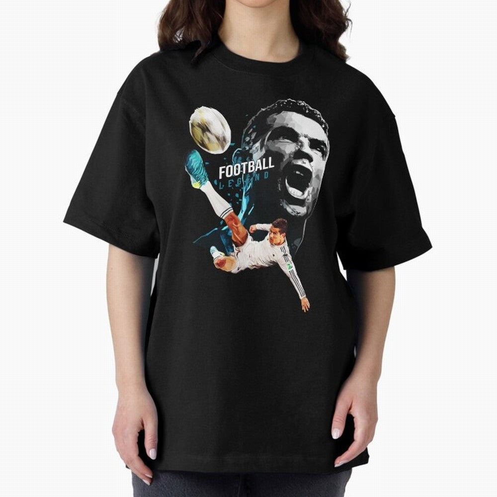 Cristiano Ronaldo Oversized T-Shirt Bring a Champion Mindset to the FIFA World Cup 2026 Group Stage Journey through CR7 Highlights, Portugal Pride, Football History, Final Match Energy, Crowd Noise and Once in a Lifetime Moments; Ideal for Football