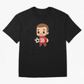 Diogo Jota jersey | manga | cute kawaii | by Nooby Draw Oversized T-Shirt Support Your Favorite Stars during FIFA World Cup 2026 for Fans of Messi, CR7 and Mbappe and England, Bringing Soccer Culture, Superstar Moments, National Team Dreams and