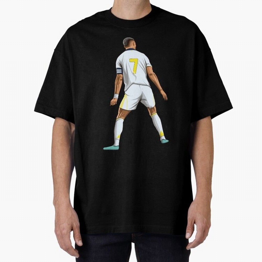 Cristiano Ronaldo Oversized T-Shirt Honor FIFA World Cup 2026 for Fans of Mbappe and Spain and Netherlands, Bringing Goal Celebration Energy, Supporter Heritage, Football Icons and Worldwide Tournament Joy; Built for Supporters Chasing Trophy