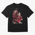 Luis Figo & Cristiano Ronaldo Oversized T-Shirt Build FIFA World Cup 2026 Connected to Cristiano Ronaldo, England, France and Netherlands Energy, Supporter Pride, Iconic Celebrations, Legendary Names and Global Match Day Energy; Built for