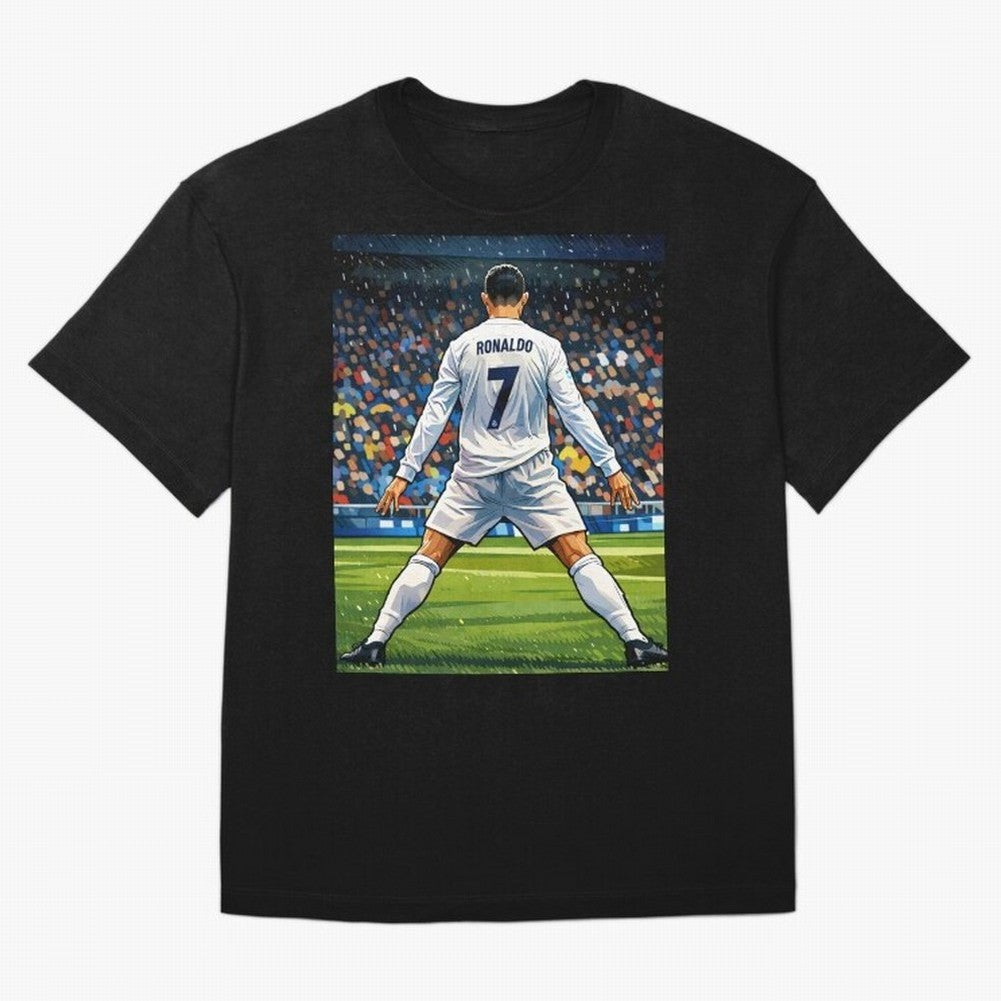 CR7 Oversized T-Shirt Turn Every Weekend Toward FIFA World Cup 2026 Group Stage Filled with CR7, Portugal, Spain and Germany Energy, Champion Mindset, Group Stage Buzz, Knockout Tension and Passionate Fan Culture; Perfect for Fans, Collectors,
