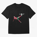 GOAT in Motion: Ronaldo's Iconic Bicycle Kick Oversized T-Shirt Make Your Look Match the FIFA World Cup 2026 USA Canada Mexico Journey through Messi and Cristiano Ronaldo Highlights, England and Germany Pride, Championship Spirit, Famous Goals,