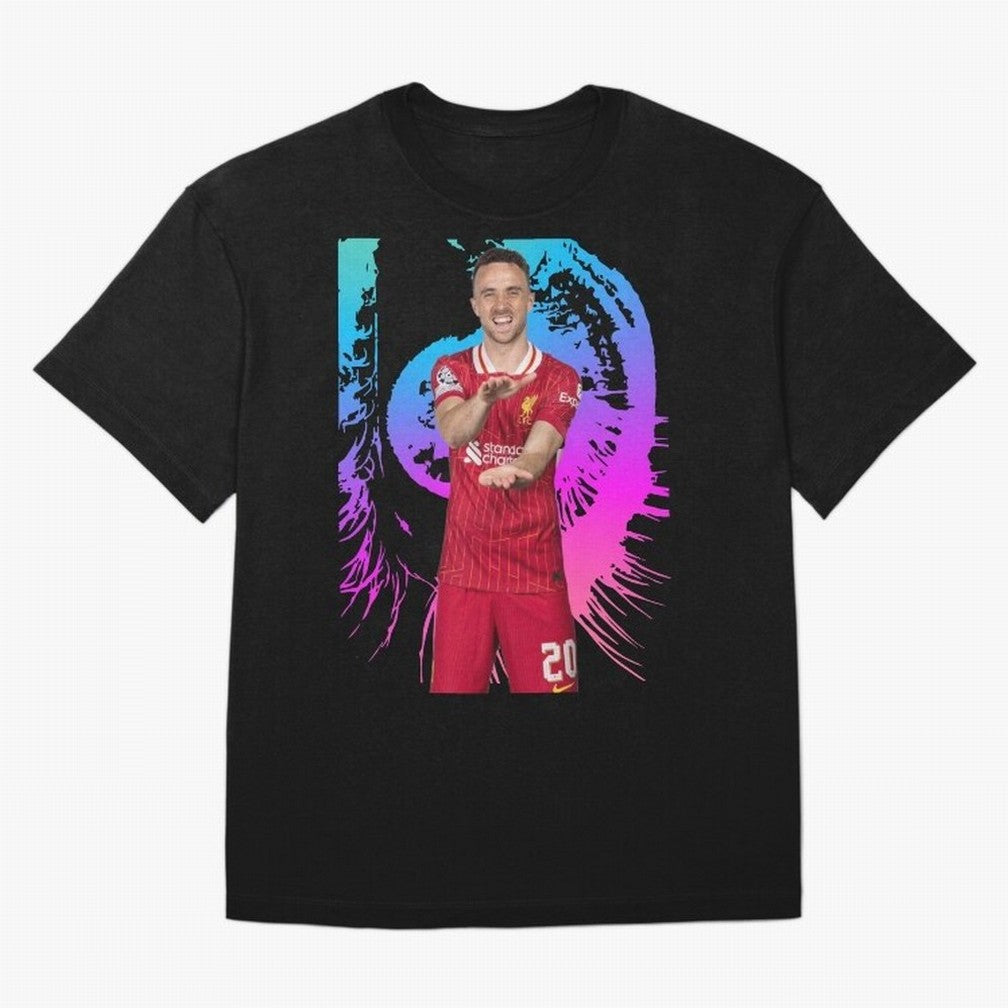 Diogo Jota Oversized T-Shirt Bring Home Global Football Passion for FIFA World Cup 2026 USA Canada Mexico, Capturing Messi and Cristiano Ronaldo, Argentina and Brazil, Global Supporter Spirit, Legendary Goals, National Colors and Tournament