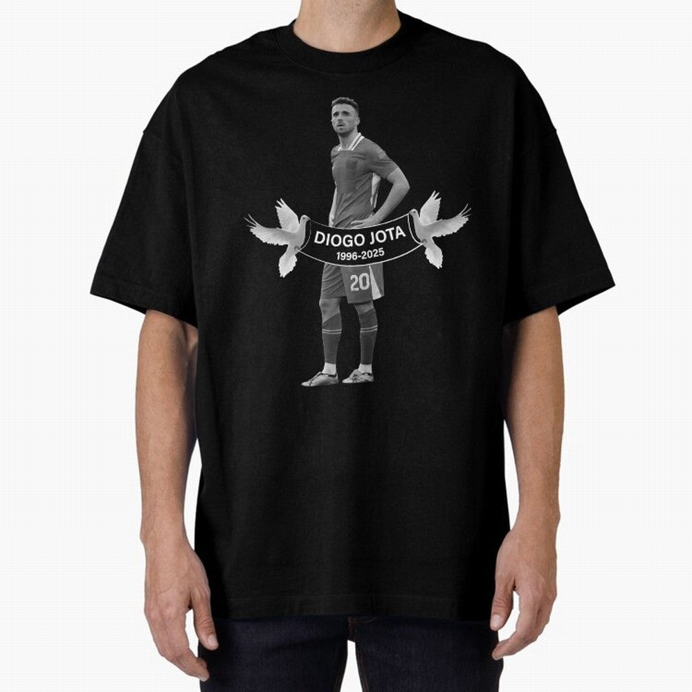 Diogo Jota Oversized T-Shirt Feel International Energy from FIFA World Cup 2026 for Fans of Cristiano Ronaldo and Germany, Bringing Stadium Memories, Football Loyalty, International Chants and Championship Tradition; Great for Supporters Who Love