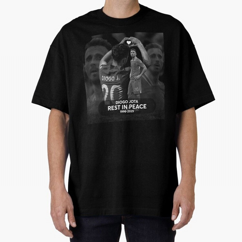 Diogo Jota rest in peace Oversized T-Shirt Stand Out with Spirit from FIFA World Cup 2026 USA Canada Mexico Centered on Haaland, Brazil, Portugal and Argentina Energy, Stadium Chants, National Pride, Trophy Dreams and Unforgettable Football