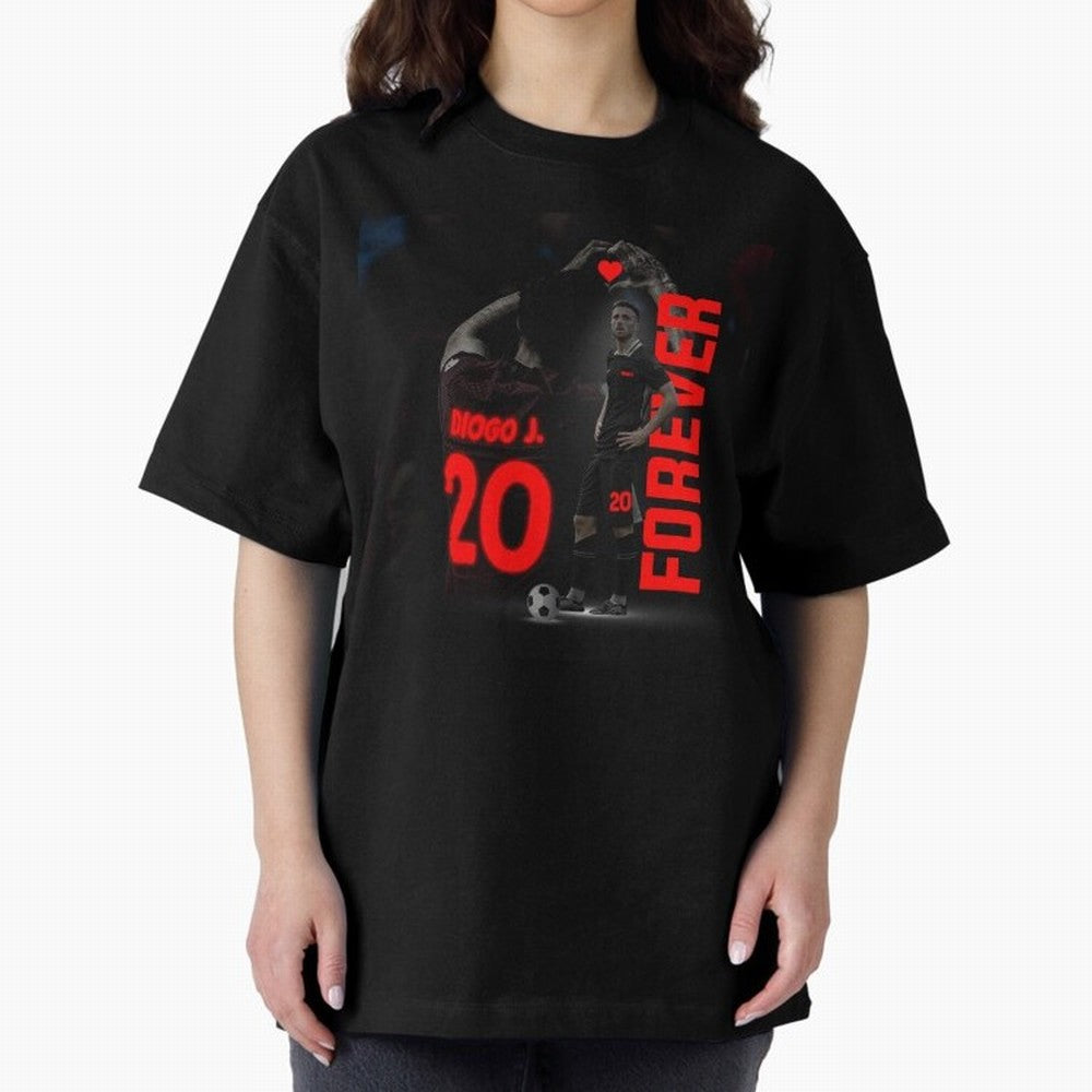 Diogo jota forever Oversized T-Shirt Honor Champions and Dreams in the FIFA World Cup 2026 USA Canada Mexico Journey through Mbappe Highlights, England Pride, Game Day Rituals, Football Legends, Country Pride and the Road to the Final; Perfect for