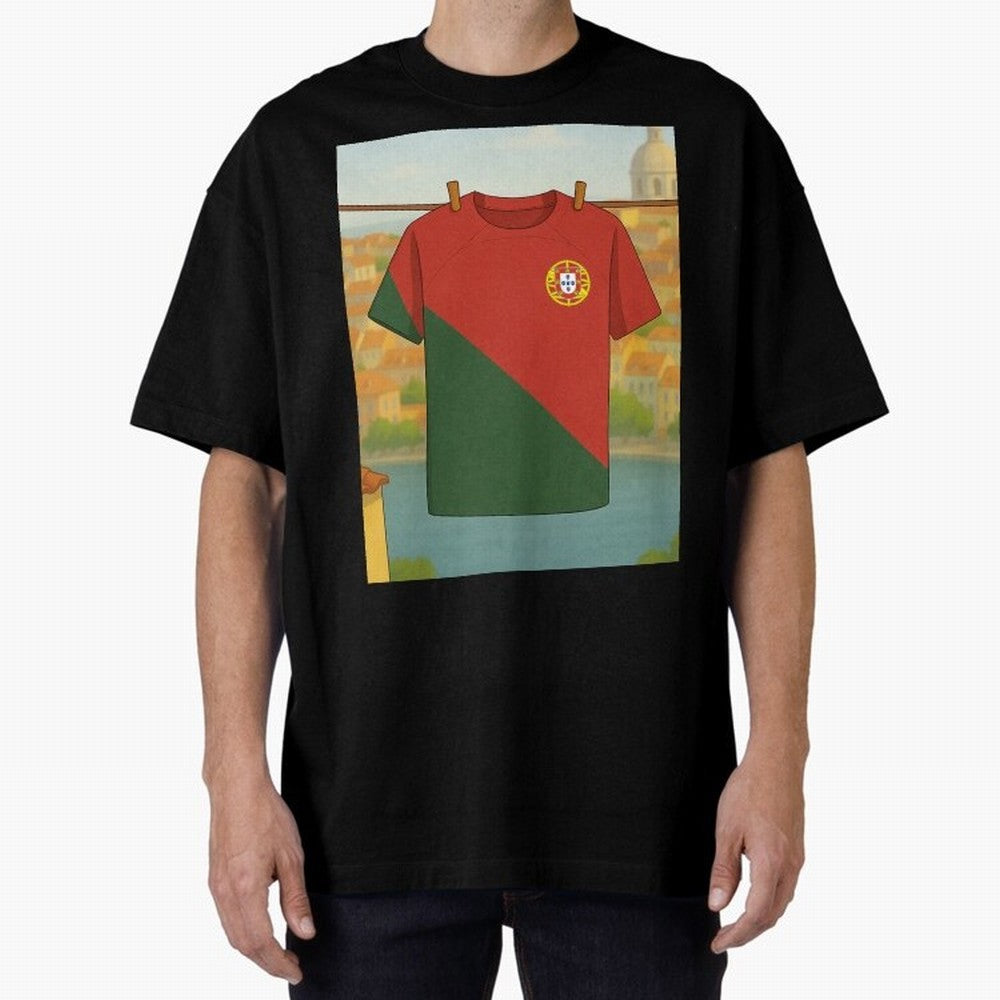 Our Love for Portugal Will never fade Oversized T-Shirt Bring Trophy Dreams to the FIFA World Cup 2026 Group Stage Journey through Messi, Neymar and Mbappe Highlights, England and Germany Pride, Fan Favorite Moments, National Team Passion, Big