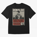 CR7 Legacy ¨C Cold Blooded Greatness Poster Art Oversized T-Shirt Make Game Day About the FIFA World Cup 2026 Journey through Haaland Highlights, Spain Pride, Stadium Chants, National Pride, Trophy Dreams and Unforgettable Football Memories; Ideal
