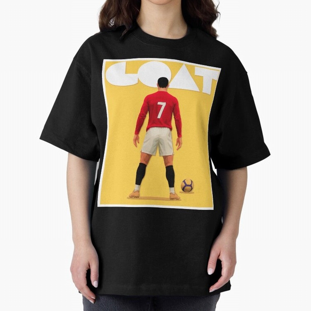 Cristiano Ronaldo Men's CR7 Football Jersey | Real Madrid GOAT Portugal Sports Shirt Fan Gift Oversized T-Shirt Celebrate Every Goal in FIFA World Cup 2026 USA Canada Mexico Centered on Cristiano Ronaldo, Spain and Netherlands Energy, Match Day