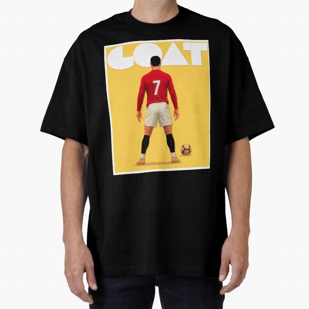 Cristiano Ronaldo Men's CR7 Football Jersey | Real Madrid GOAT Portugal Sports Shirt Fan Gift Oversized T-Shirt Celebrate Every Goal in FIFA World Cup 2026 USA Canada Mexico Centered on Cristiano Ronaldo, Spain and Netherlands Energy, Match Day