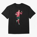 Cristiano Ronaldo Oversized T-Shirt Share the Excitement of FIFA World Cup 2026 for Fans of Messi, CR7 and Mbappe and Spain and Netherlands, Bringing Sports Nostalgia, International Competition, Famous Players and Unforgettable Victories; Made for
