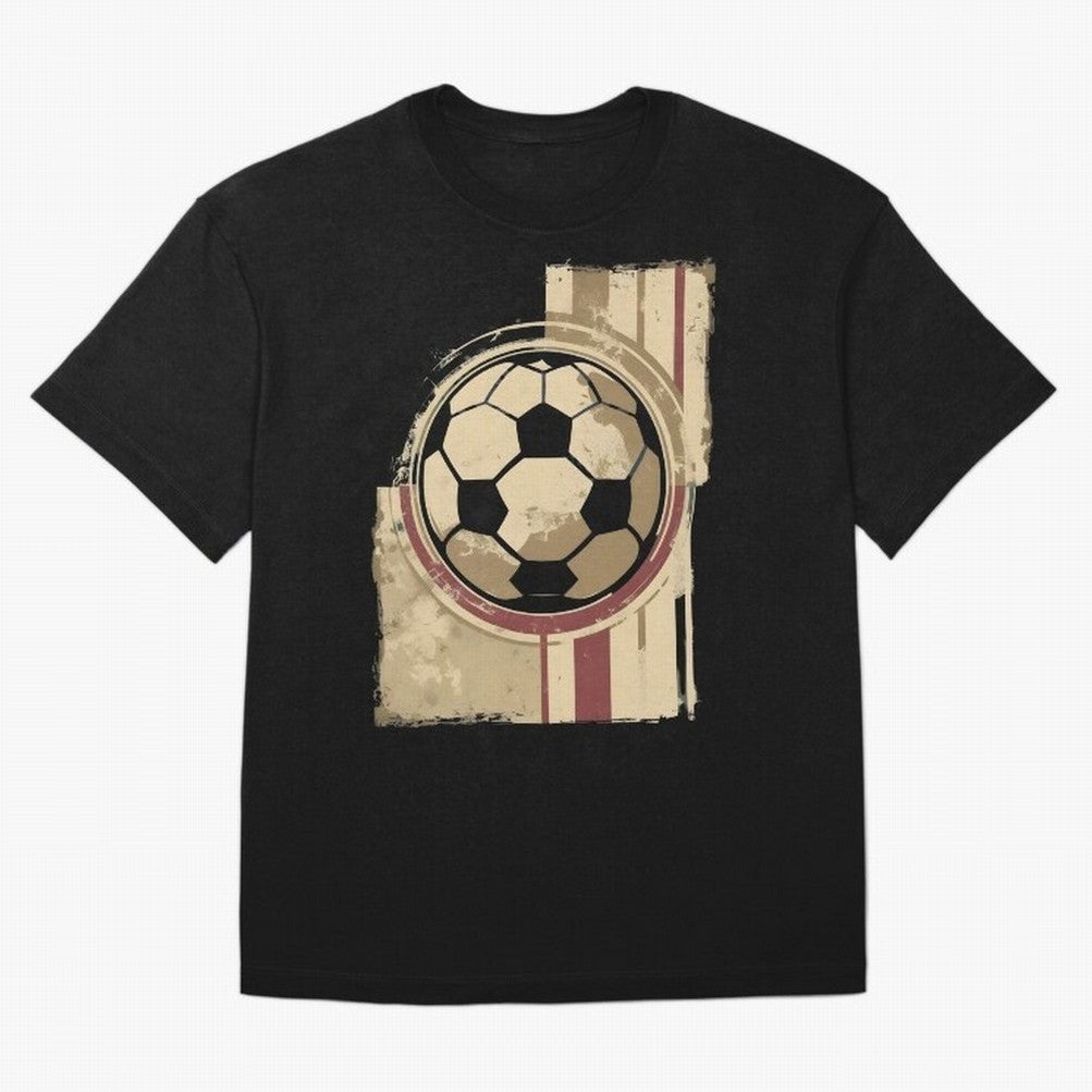 Soccer ball Oversized T-Shirt Feel the Trophy Chase of the FIFA World Cup 2026 USA Canada Mexico Journey through CR7 Highlights, Argentina, France and Brazil Pride, Match Day Excitement, Supporter Culture, Golden Goals and Global Football Passion;