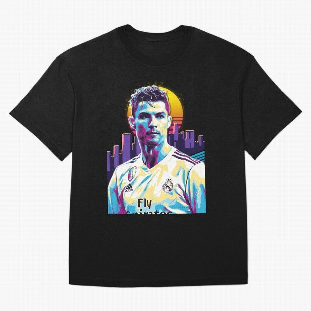 Christiano Ronaldo retro Oversized T-Shirt Bring Legendary Rivalry Energy to FIFA World Cup 2026 USA Canada Mexico Spirit, Filled with Portugal, Spain and Germany, CR7 and Messi, Football Festival Excitement, Trophy Ambitions, Country Rivalries and