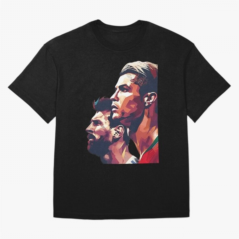 ronaldo and messi - Goat Oversized T-Shirt Bring Champion Energy into the FIFA World Cup 2026 USA Canada Mexico Journey through Mbappe Highlights, France Pride, Football Festival Excitement, Trophy Ambitions, Country Rivalries and Star Player Buzz;
