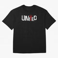 Manchester United - United Typography Oversized T-Shirt Live the Energy of FIFA World Cup 2026 Spirit, Celebrating Brazil, Portugal and Argentina, Neymar, Global Supporter Spirit, Legendary Goals, National Colors and Tournament Celebration; Made