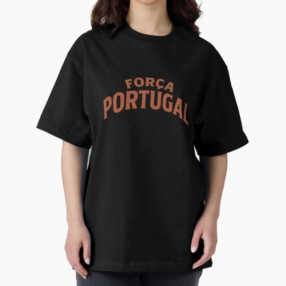 Vintage For?a Portugal Emblem ¨C Portuguese Football Fan Design Oversized T-Shirt Bring Trophy Dreams to Global Football Passion for FIFA World Cup 2026, Made for Messi, CR7 and Mbappe, England, Global Supporter Spirit, Legendary Goals, National