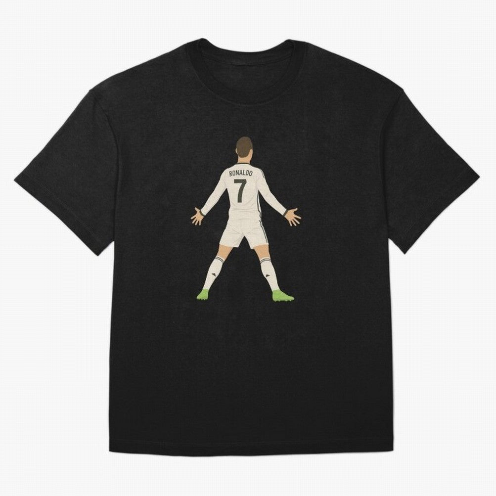 Cristiano Ronaldo Iconic Celebration Oversized T-Shirt Celebrate the Next Chapter of FIFA World Cup 2026 Group Stage Spirit, with Germany, Messi, Neymar and Mbappe, Champion Mindset, Group Stage Buzz, Knockout Tension and Passionate Fan Culture;