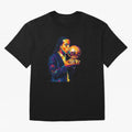 Ronaldinho Wpap Art Oversized T-Shirt Represent the Passion of Global Football Passion for FIFA World Cup 2026 USA Canada Mexico, Capturing Neymar, Haaland and Cristiano Ronaldo, England, France and Netherlands, Goal Celebration Energy, Supporter
