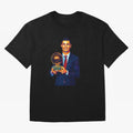 Cristiano Ronaldo Wpap Art Oversized T-Shirt Celebrate the FIFA World Cup 2026 Journey through Cristiano Ronaldo, Haaland and CR7 Highlights, Brazil Pride, Retro Football Energy, Iconic Rivalries, Trophy Chase Drama and Stadium Atmosphere; Ideal