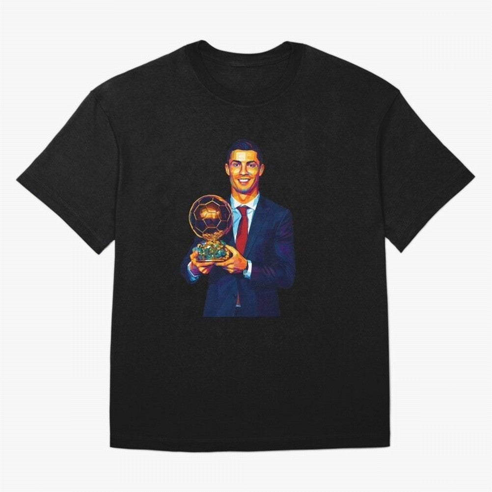 Cristiano Ronaldo Wpap Art Oversized T-Shirt Celebrate the FIFA World Cup 2026 Journey through Cristiano Ronaldo, Haaland and CR7 Highlights, Brazil Pride, Retro Football Energy, Iconic Rivalries, Trophy Chase Drama and Stadium Atmosphere; Ideal