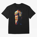 Cristiano Ronaldo & Neymar JR Wpap Art Oversized T-Shirt Capture FIFA World Cup 2026 Group Stage Connected to Neymar, Argentina, France and Brazil Energy, Worldwide Fan Energy, Dramatic Goals, Stadium Lights and Championship Celebrations; Ideal for