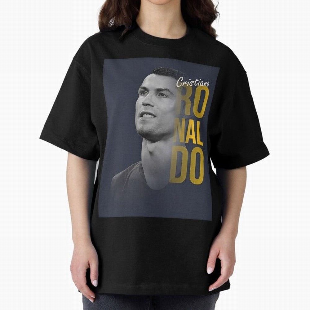 CR7 Oversized T-Shirt Treasure Global Football Passion for FIFA World Cup 2026 USA Canada Mexico, Built around Messi, Neymar and Mbappe, Netherlands, Goal Celebration Energy, Supporter Heritage, Football Icons and Worldwide Tournament Joy; Built
