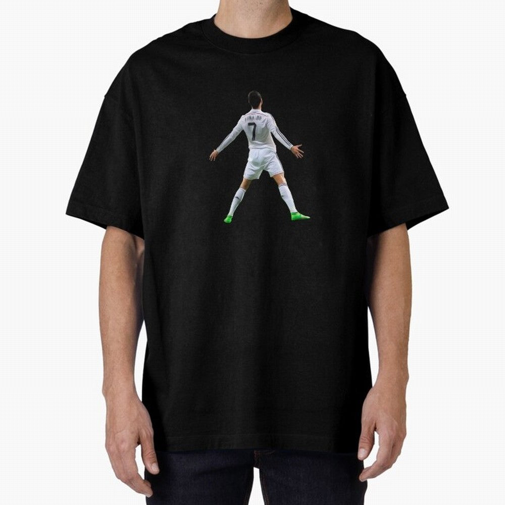 DESIGN CRISTIANO RONALDO CR7 STICKER Oversized T-Shirt Join the Countdown to Match Day Hype around FIFA World Cup 2026 Group Stage, Messi, Neymar and Mbappe, Argentina, France and Brazil, Tournament Hype, Historic Matchups, Family Viewing Parties