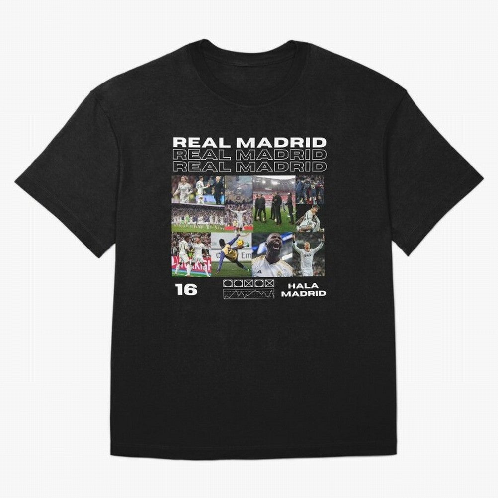 Real Madrid design Oversized T-Shirt Back the Journey through Match Day Hype around FIFA World Cup 2026 Group Stage, Neymar, Haaland and Cristiano Ronaldo, Argentina, Retro Football Energy, Iconic Rivalries, Trophy Chase Drama and Stadium