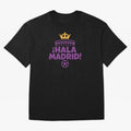 Hala Madrid Oversized T-Shirt Bring Trophy Dreams to Global Football Passion for FIFA World Cup 2026 USA Canada Mexico, Built around Messi, Portugal, Game Day Rituals, Football Legends, Country Pride and the Road to the Final; Perfect for Fans,