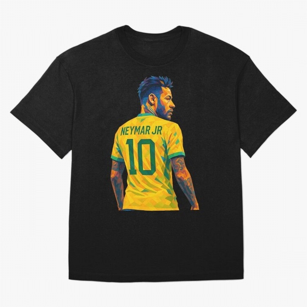 Neymar Jr Oversized T-Shirt Relive Legendary Nights from FIFA World Cup 2026 USA Canada Mexico Highlighting Haaland and Mbappe, Spain and Netherlands Energy, Football Passion, Legendary Performances, Festival Vibes and Supporter Community; Perfect